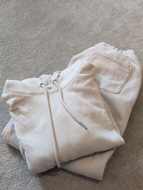Cozy Hoodie and Sweatpants Set - Cream
